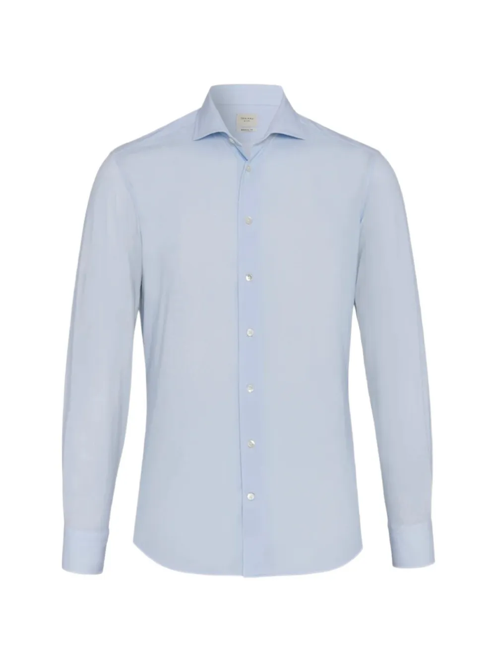 Traiano Milano long-sleeve buttoned shirt - Blau