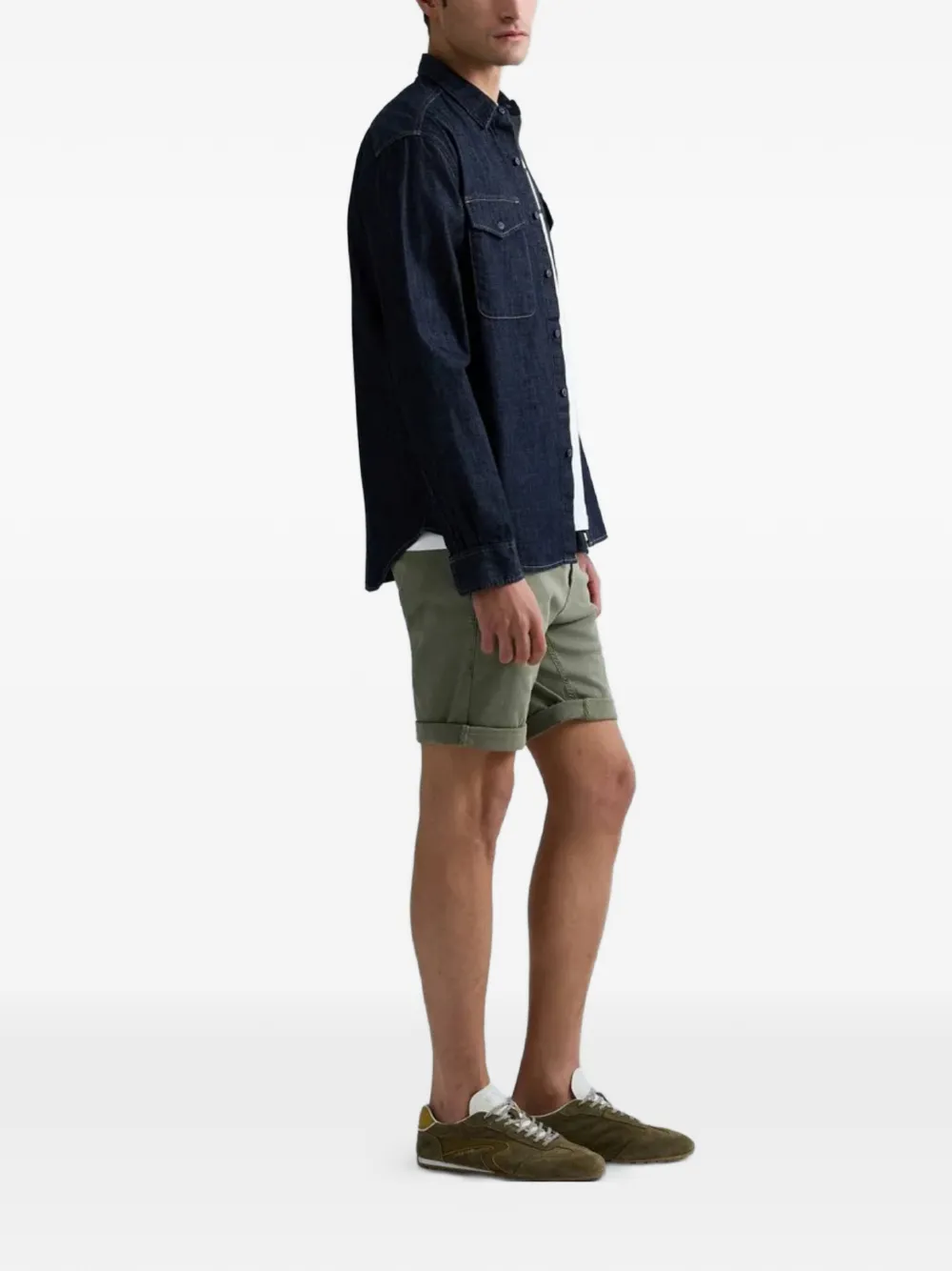 Replay Hyperflex shorts met omslag Groen