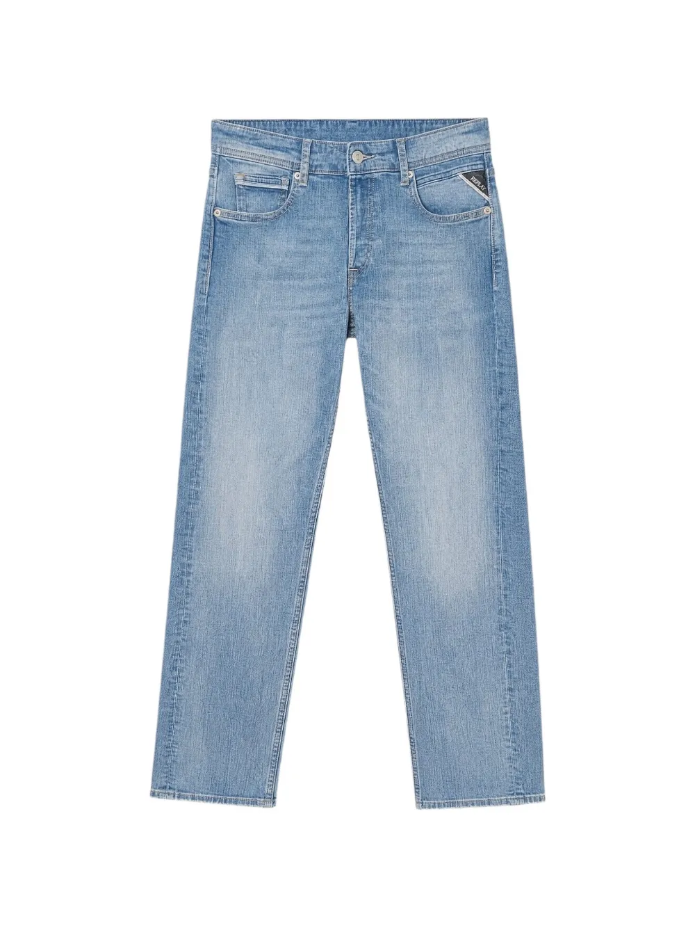 Replay faded-effect jeans - Blu