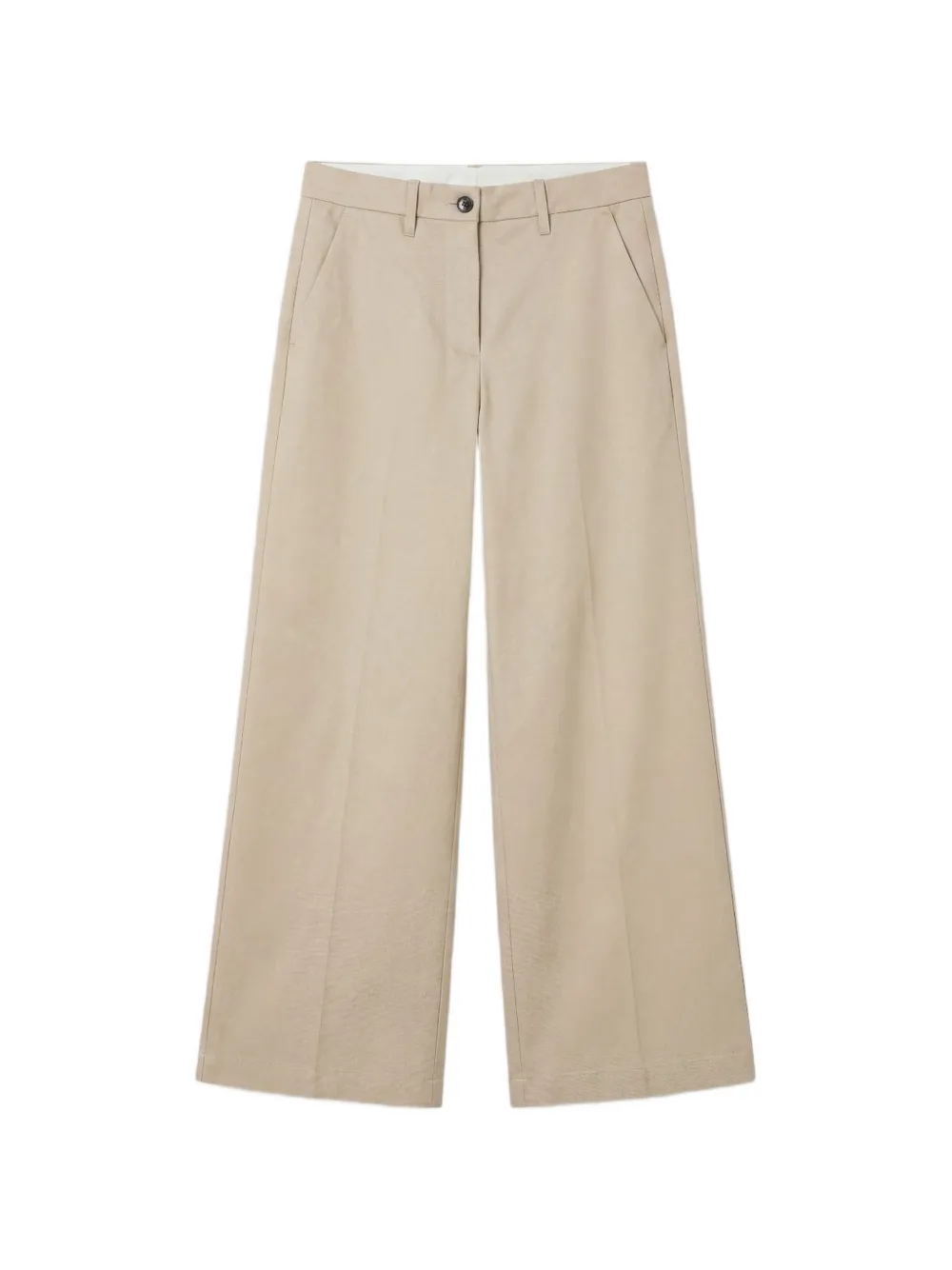 Nine In The Morning wide-leg tailored trousers - Toni neutri