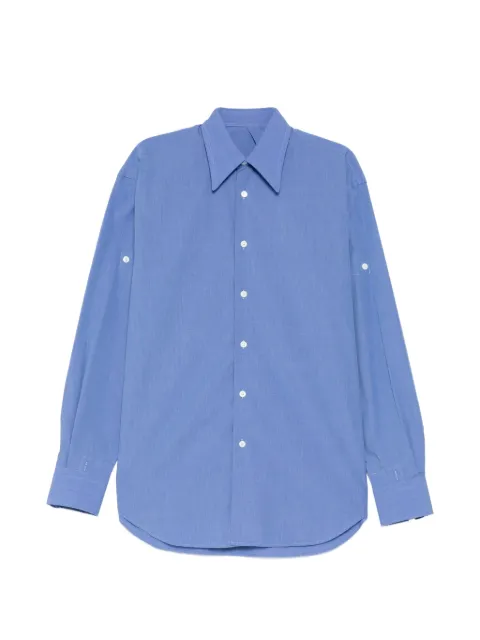 marina yee camisa con mangas plegables
