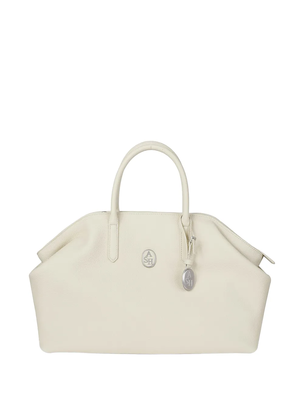 Ash Jaqueline pebbled-leather shoulder bag - Toni neutri