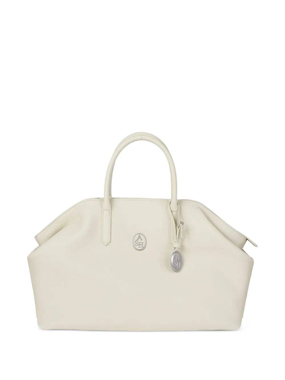 Ash Jaqueline pebbled-leather shoulder bag - Toni neutri