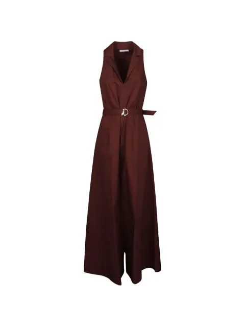 Patrizia Pepe belted sleeveless maxi dress
