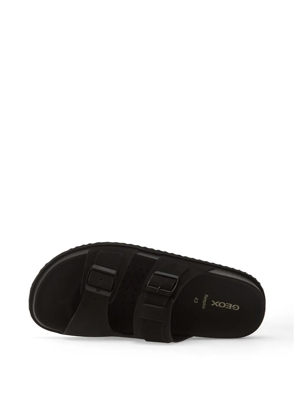 Geox Parnaiba buckled sandals Zwart