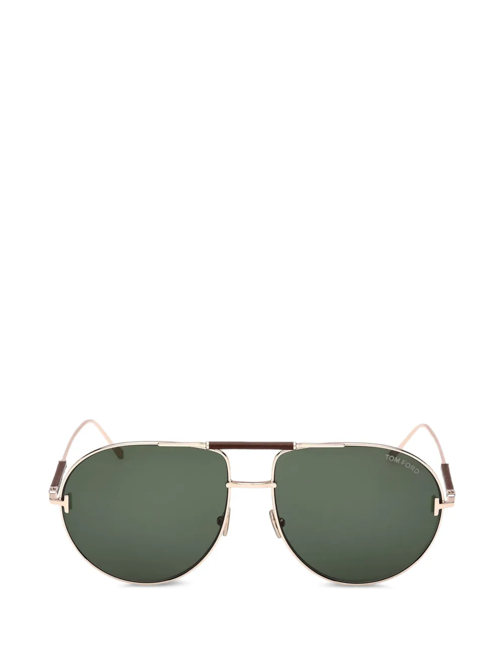 TOM FORD Eyewear Occhiali da sole con montatura stile pilota - Oro