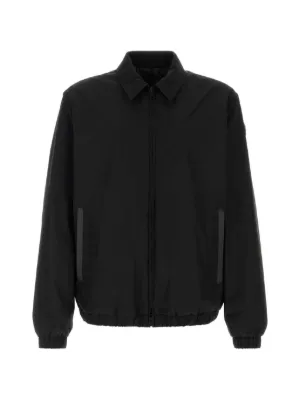 Acne Studios zip-up Wool Shirt Jacket | Black | FARFETCH
