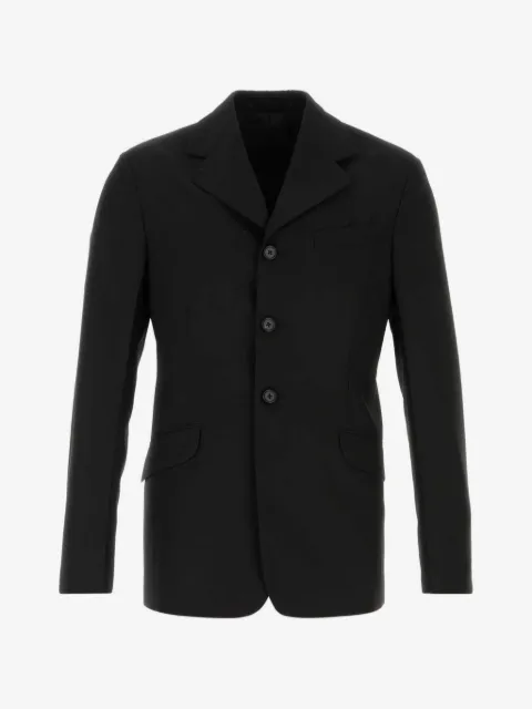 Jil Sander wool poplin tailored jacket