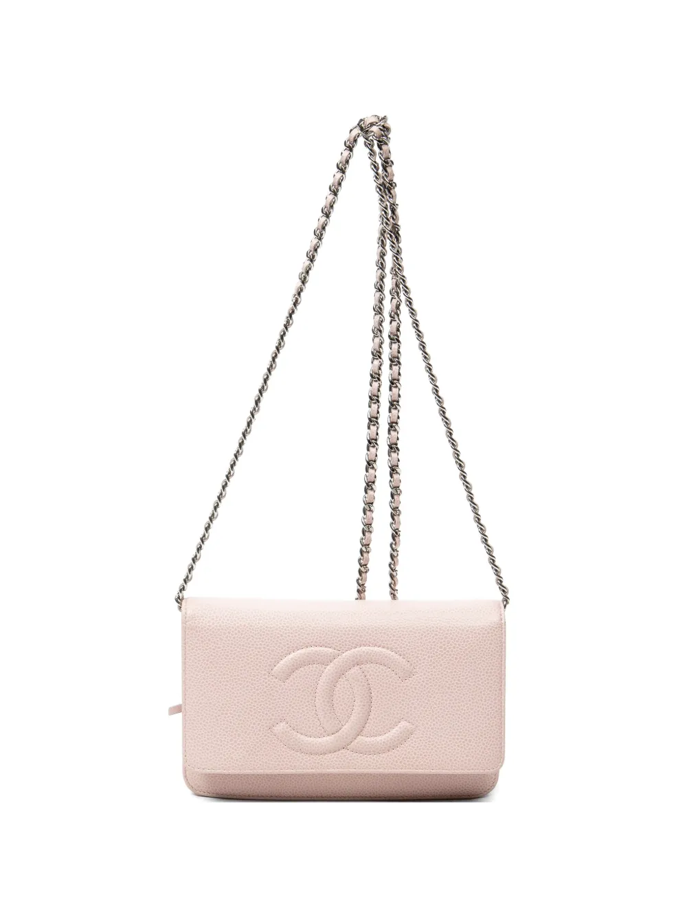 CHANEL Pre-Owned CC chain-strap shoulder bag - Rosa