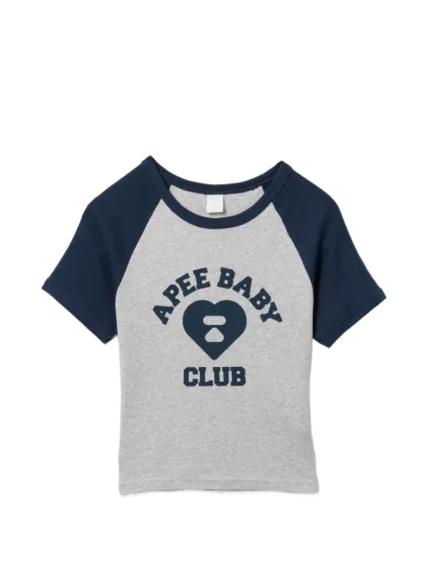 APEE™ by *A BATHING APE® Apee heart logo raglan-sleeve T-shirt