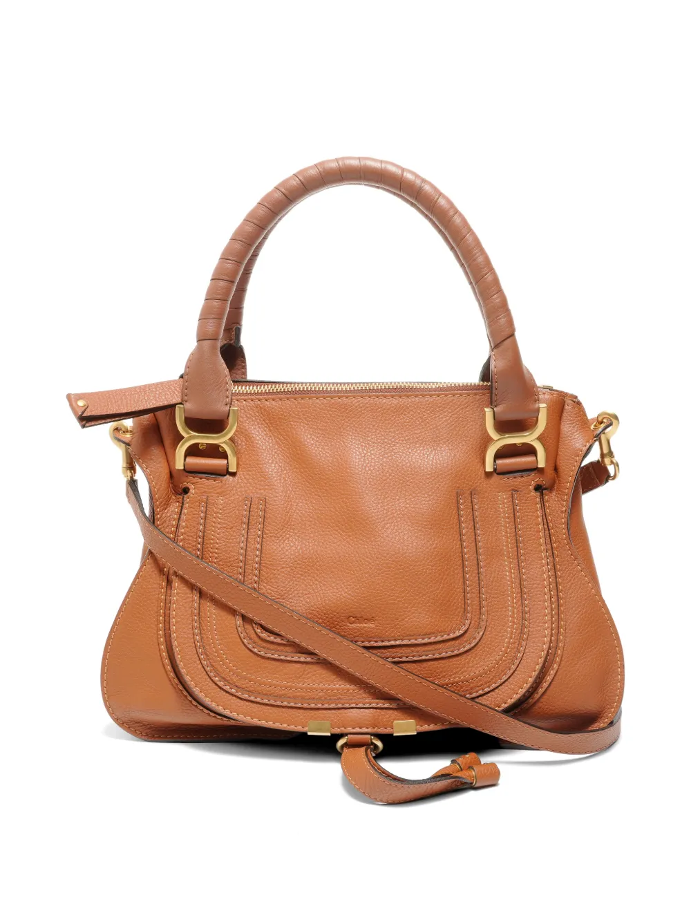 Chloé Pre-Owned 2020 Marcie handbag - Marrone