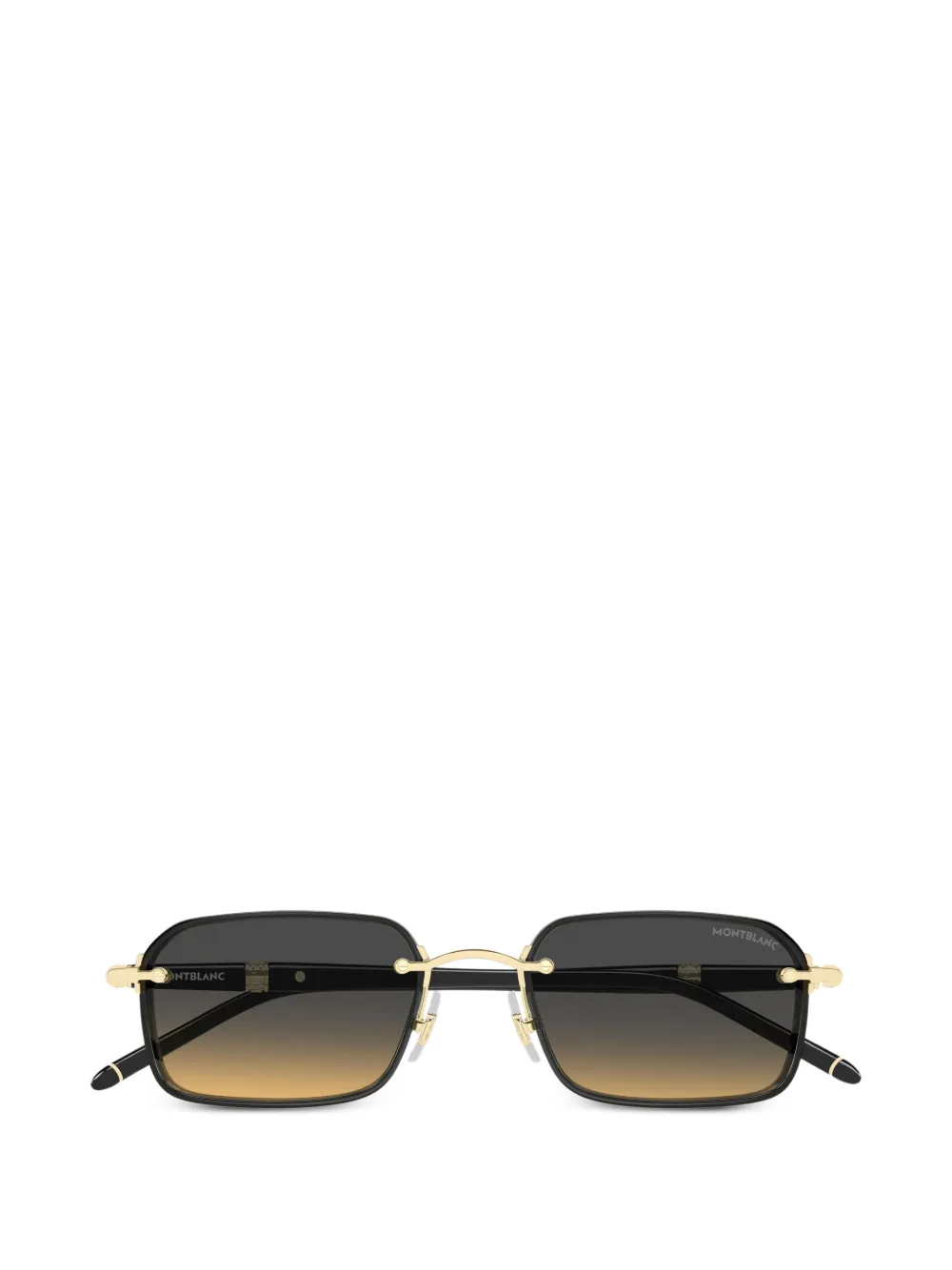 Montblanc rectangle-frame sunglasses - Oro