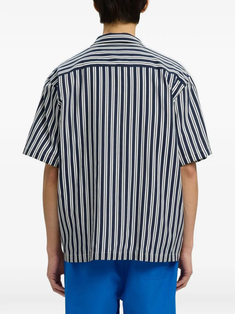 SELECTED Gestreepte overhemd Blauw