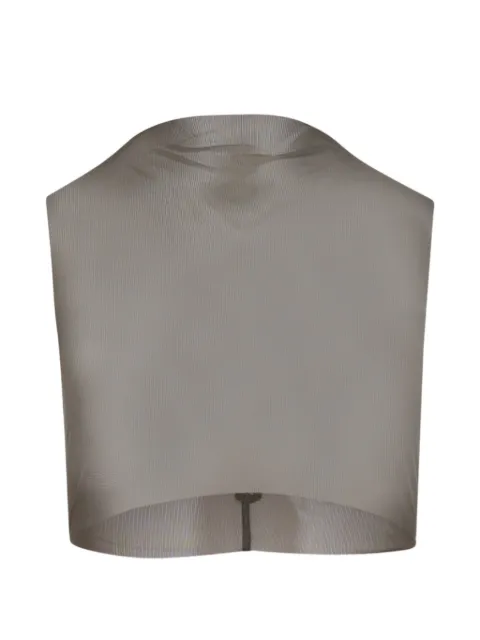 Rick Owens top corto translúcido
