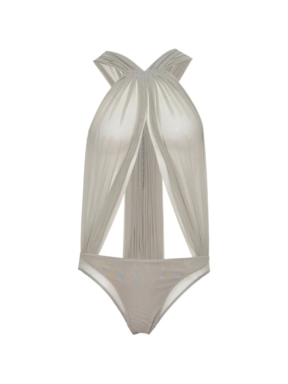 Rick Owens Miami draped-design bodysuit - White