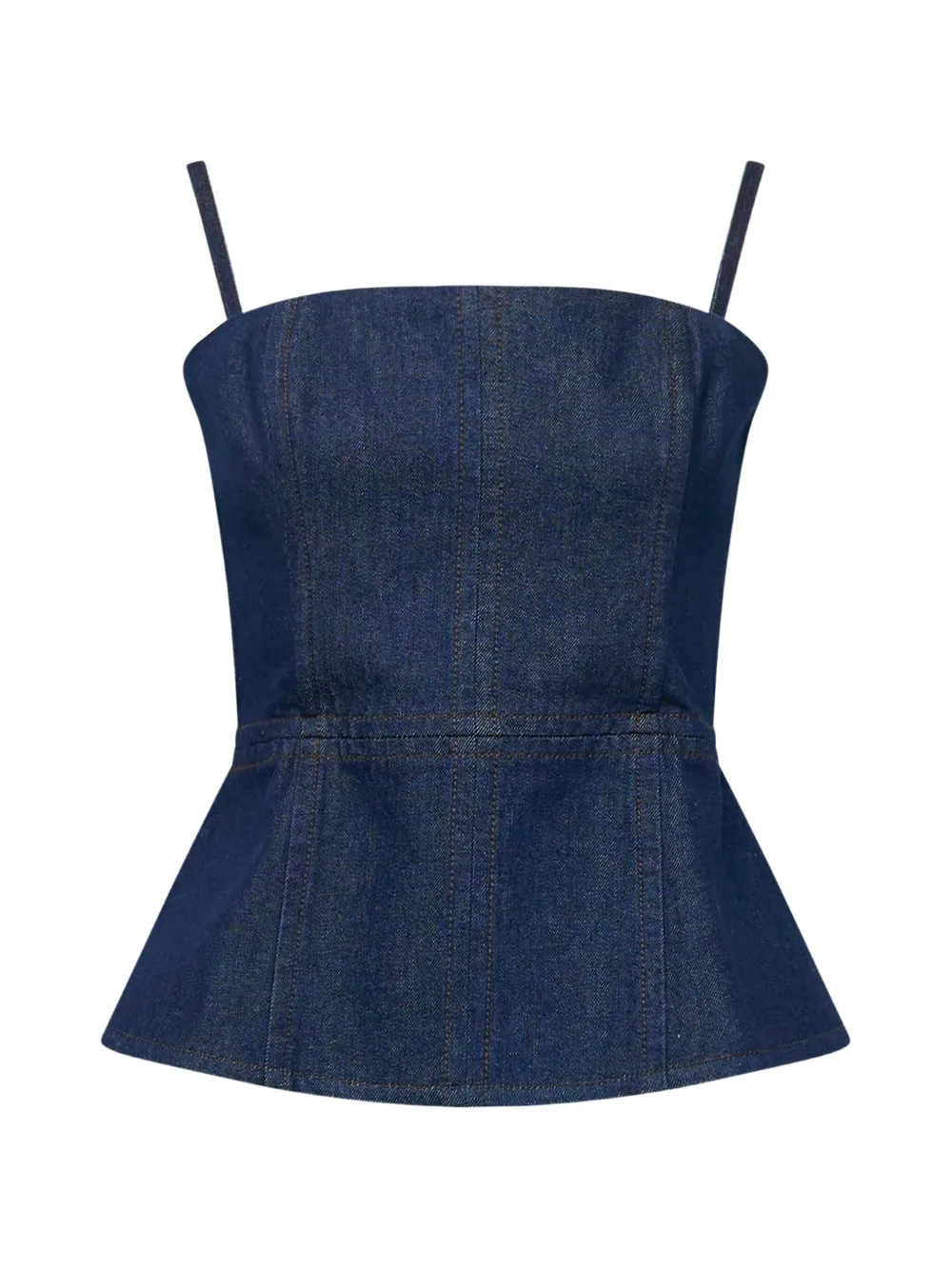 rag & bone Isabella denim top - Blu