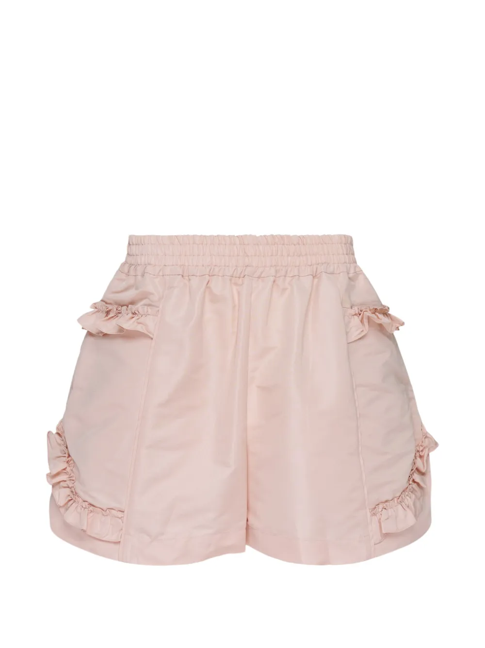 Simone Rocha ruffle-trimmed shorts - Rosa