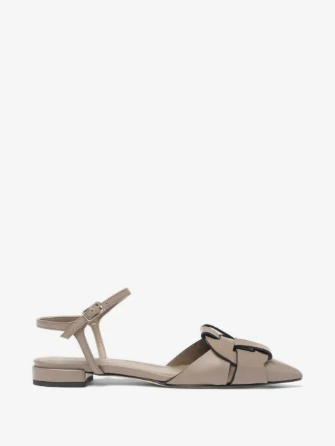 Scarosso Amanda woven pointed-toe pumps