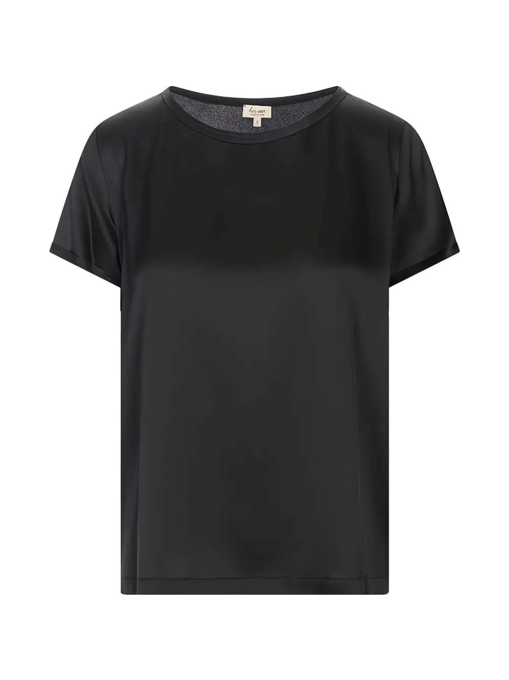 Her Shirt satin-finish short-sleeve T-shirt - Nero