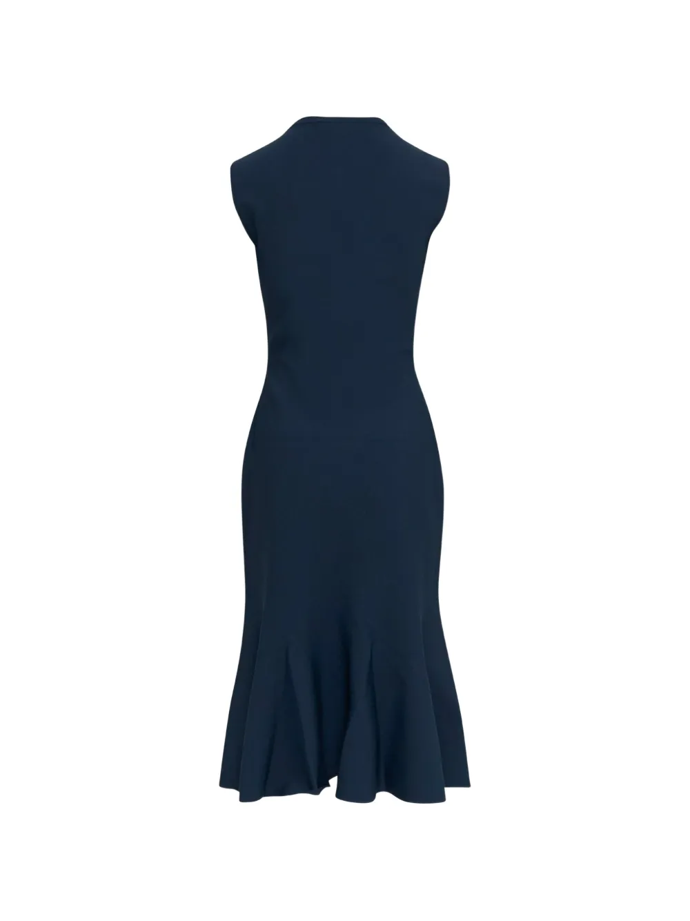 Stella McCartney Mouwloze midi-jurk Blauw