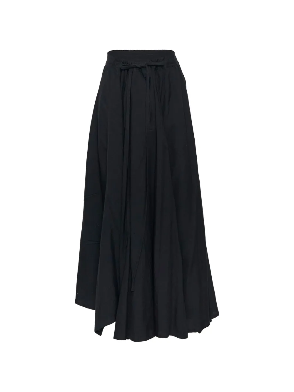 Yohji Yamamoto gathered asymmetric trousers - Nero