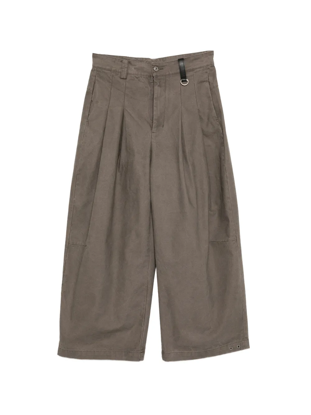 TEAM WANG design Reset wide-leg jeans - Marrone