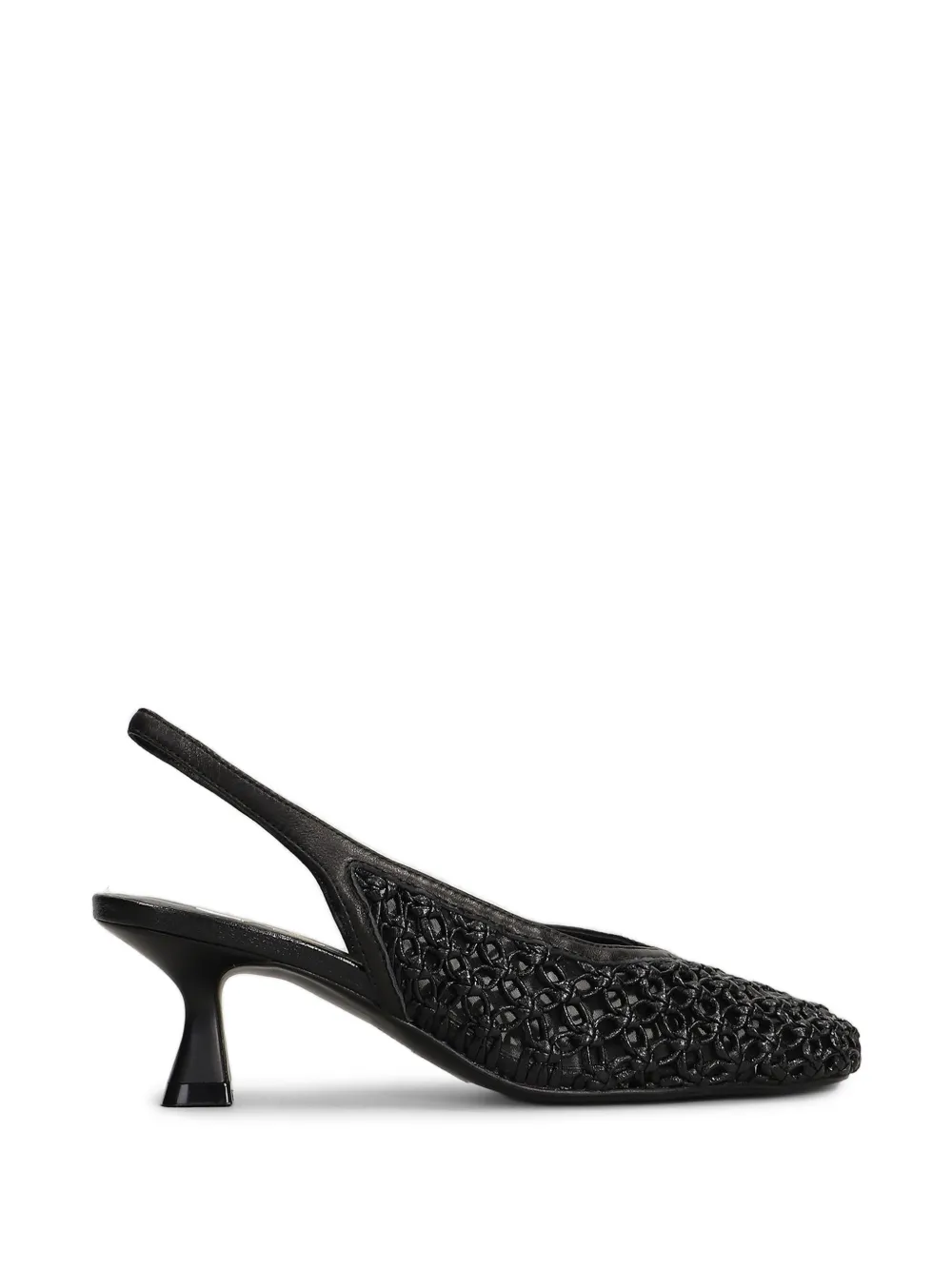 Marc Ellis woven slingback pumps - Nero