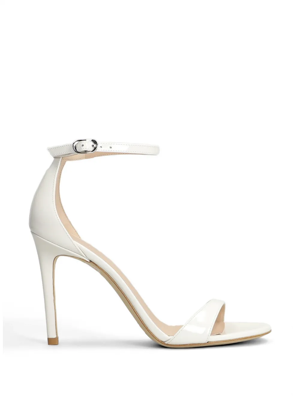 Stuart Weitzman leather ankle-strap sandals - Weiß