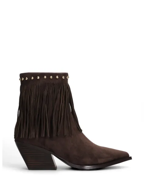 Marc Ellis fringed studded ankle boots