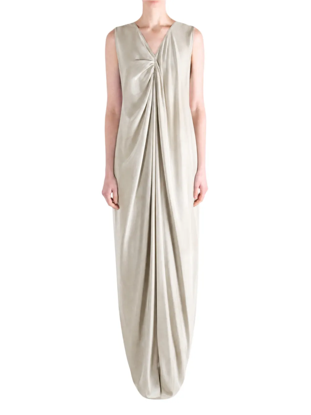 Uma Wang Mouwloze jurk Beige
