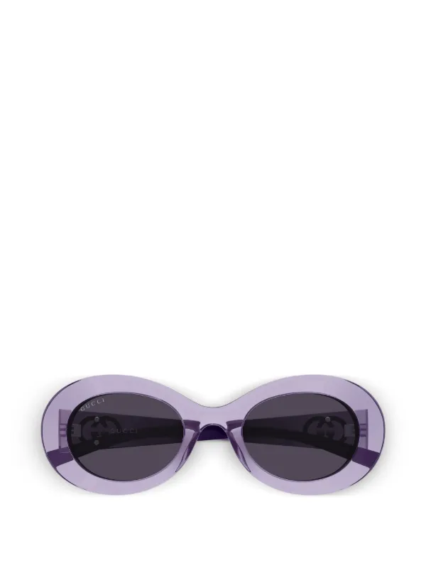 美品　GUCCIヴィンテージ インターロッキングG オーバルフレーム サングラス Gucci Eyewear インターロッキングG オーバルフレーム サングラス
