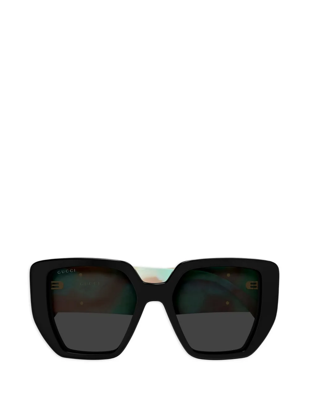 Gucci Eyewear geometric-frame sunglasses - Nero