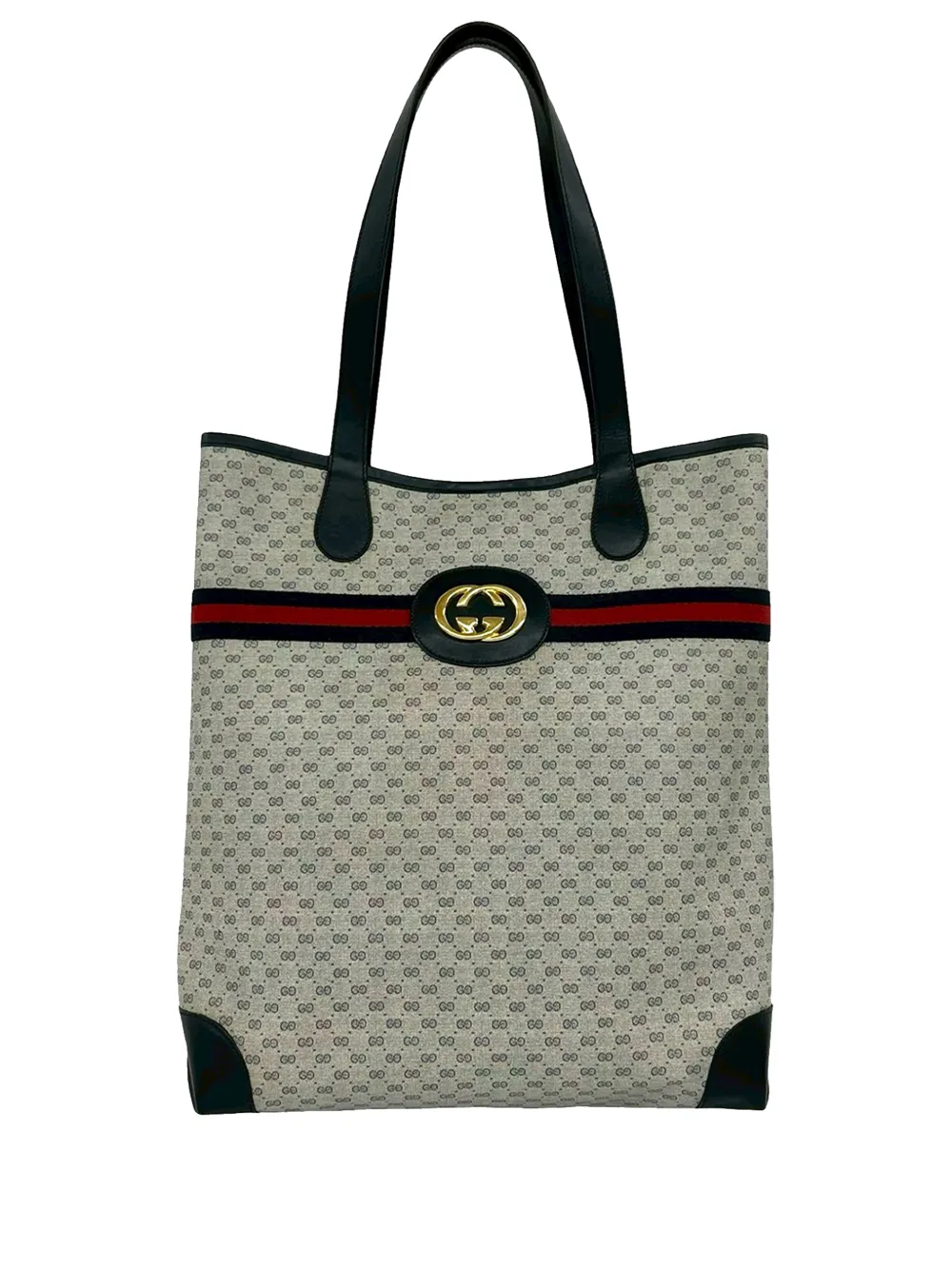 Gucci Pre-Owned 20th Century Micro GG Supreme Web tote bag - Grau