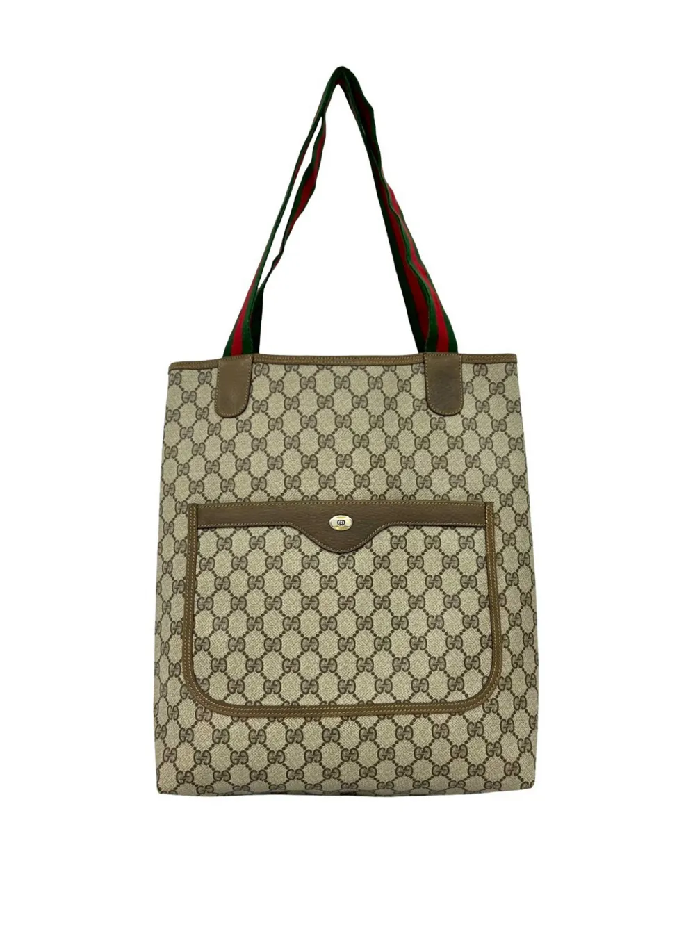Gucci Pre-Owned 20th Century GG Supreme Web tote bag - Toni neutri