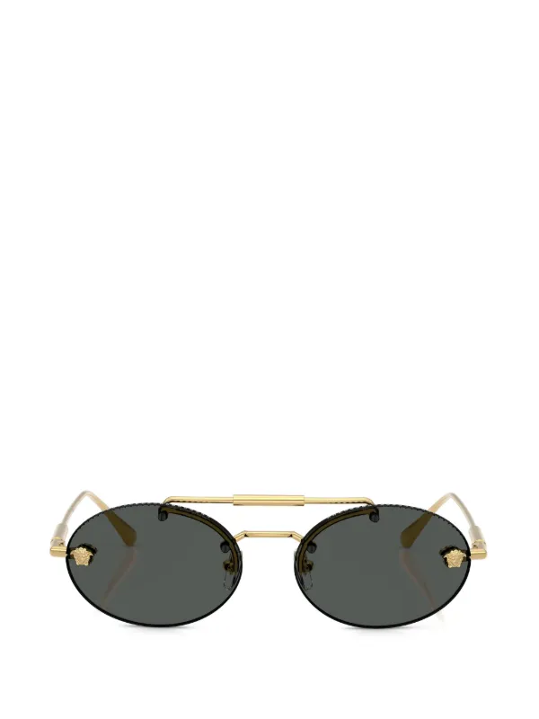 Versace Sunglasses With Crystal Embellished Medusa Buy VERSACE Crystal-embellished Medusa Sunglasses Online  main image 2