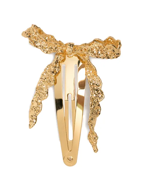 SHUSHU/TONG x YVMIN bow-detail textured hair clip