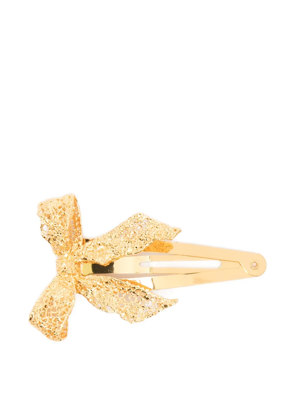 SHUSHU/TONG x Yvmin bow-shape hair clip - Oro