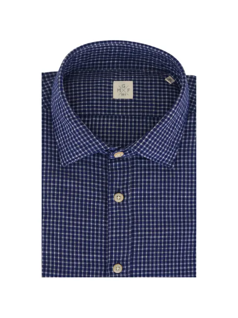 GMF965 check-pattern long-sleeve shirt