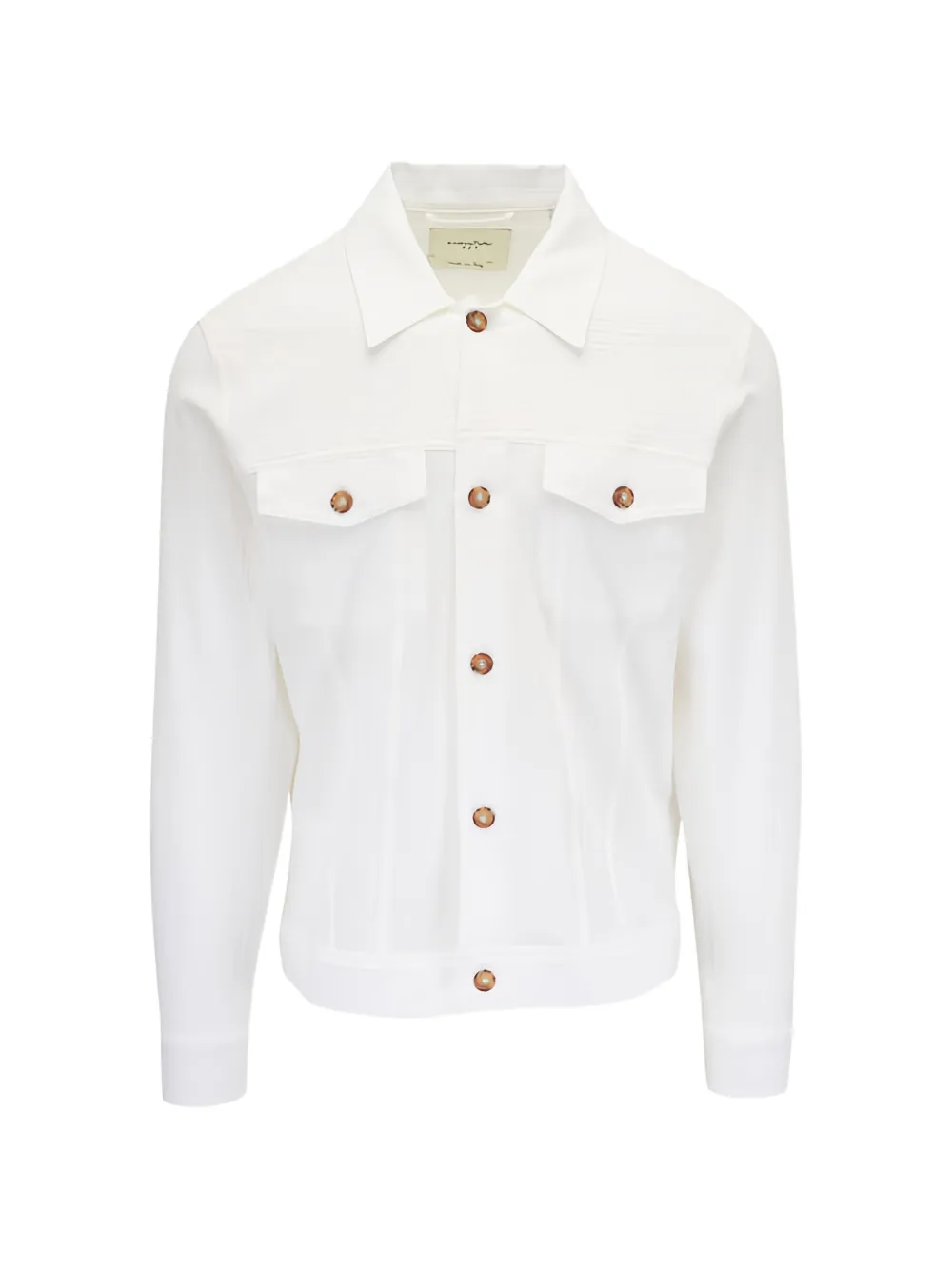 Tintoria Mattei button-up denim jacket - Weiß