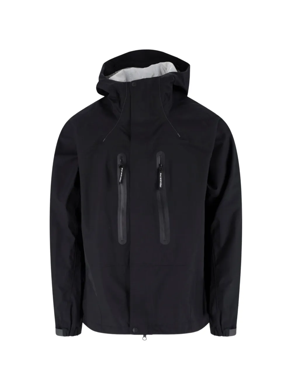 and Wander 2.5L hooded zip-up jacket - Nero