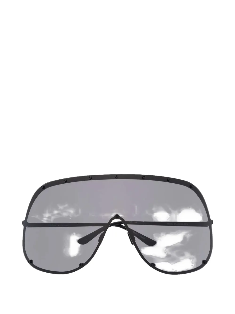 Rick Owens Shield sunglasses - Nero