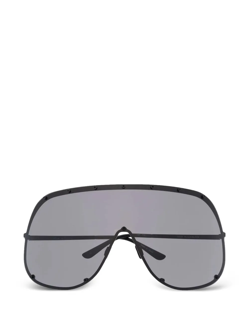 Rick Owens Shield sunglasses - Schwarz