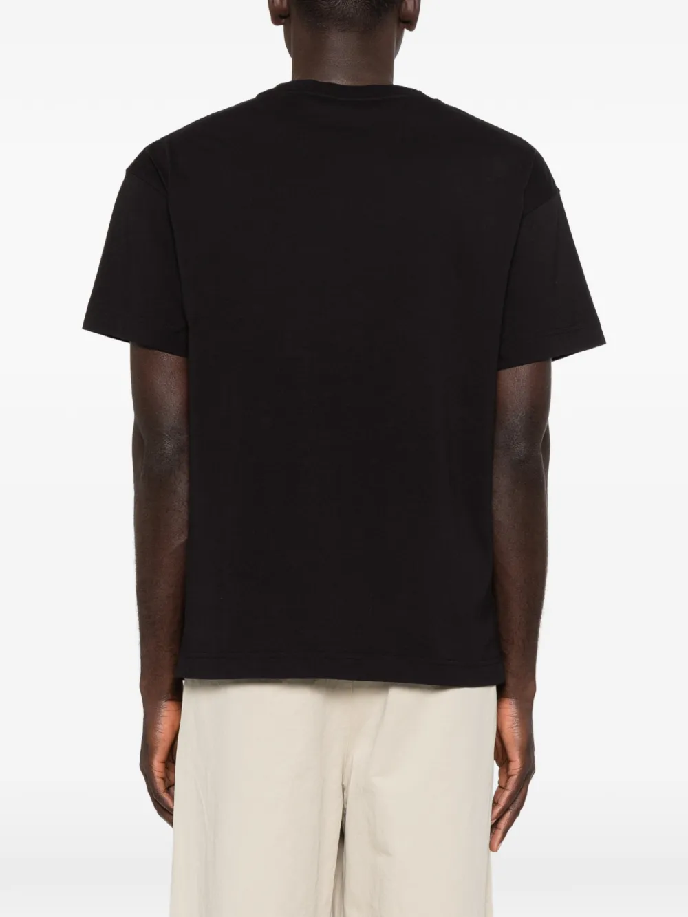 Palm Angels T-shirt met grafische print Zwart
