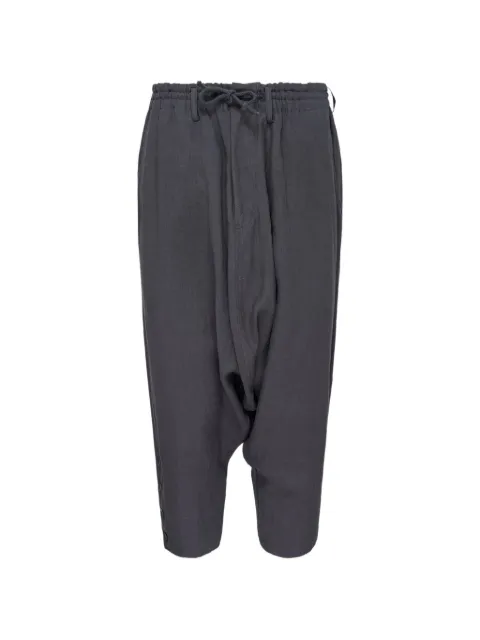 Yohji Yamamoto Pantaloni con cavallo basso