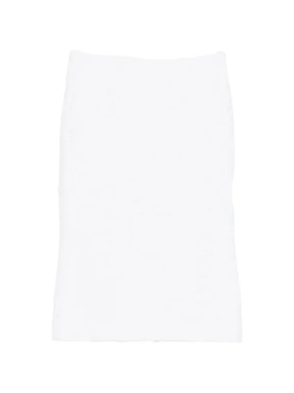 Shushu/Tong Crinkled-effect Skirt in White