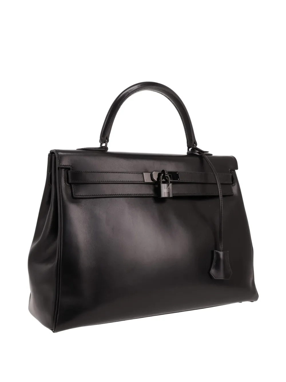 ア*ソ様 HERMES ケリー ハンドバッグ ブラック Hermès Pre-Owned 2010 Kelly So Black Leather Handbag | Black