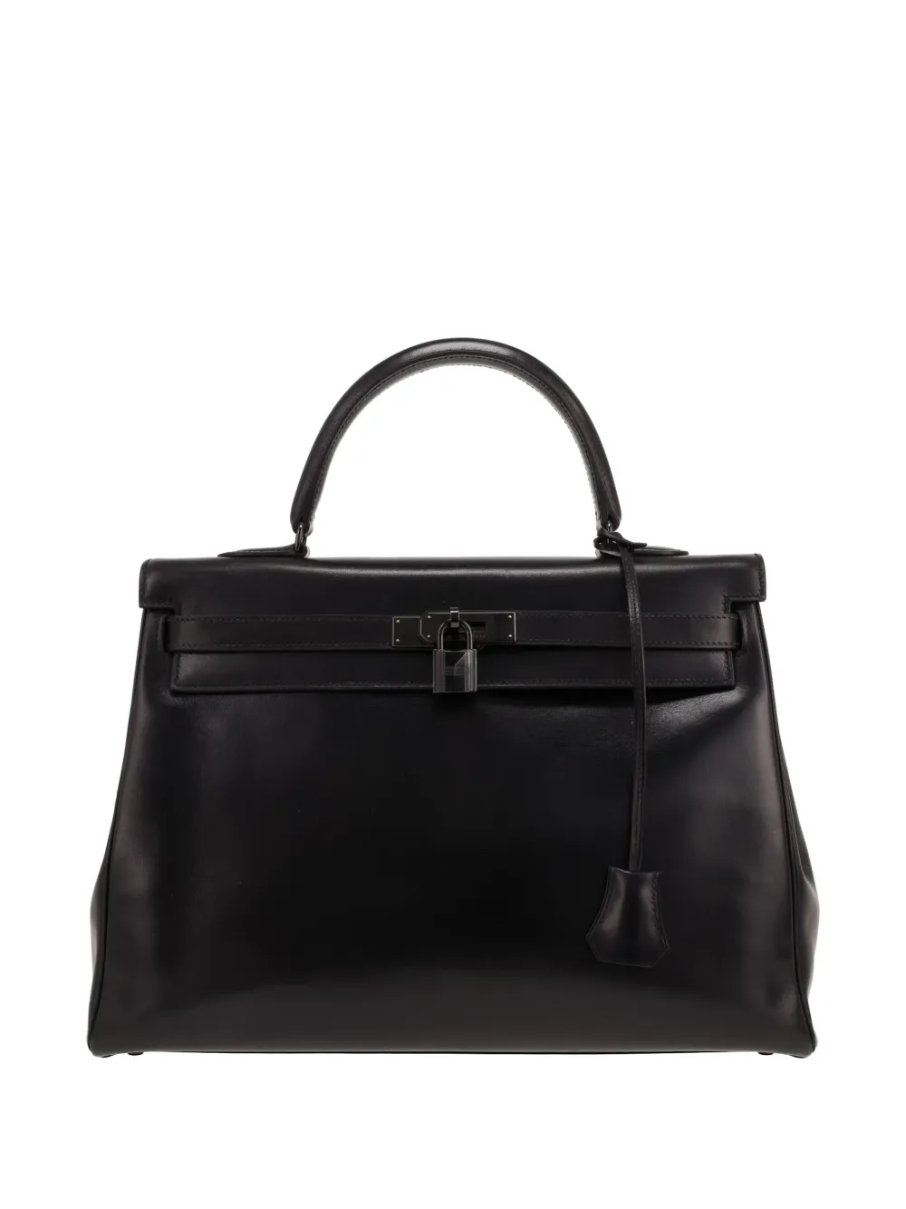 Hermès Pre-Owned 2010 Kelly So Black leather handbag
