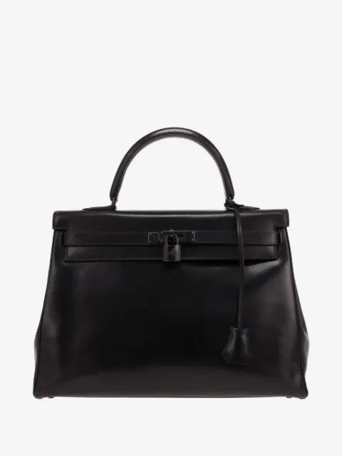 Hermès Pre-Owned bolsa de mano Kelly So Black piel 2010