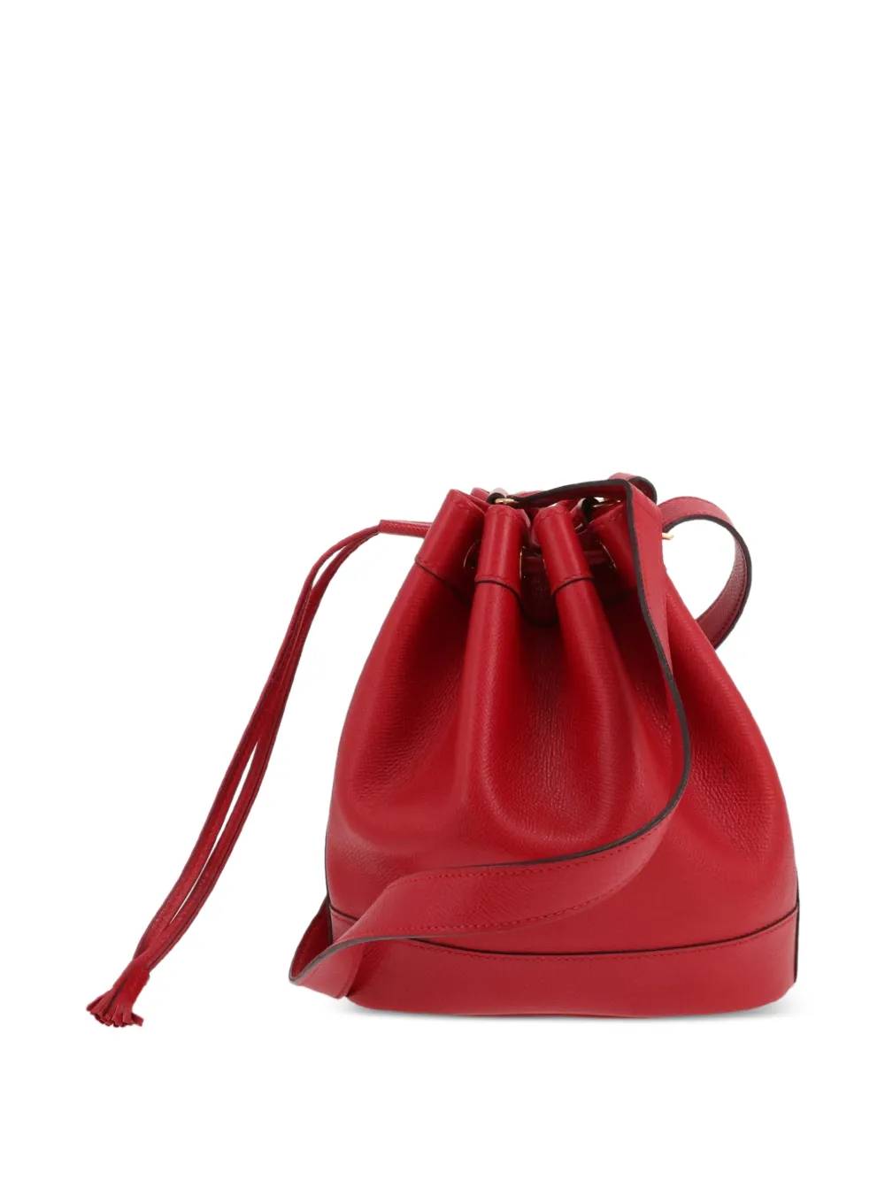 Hermès Pre-owned Market Leather Shoulder Bag in Red, view 2