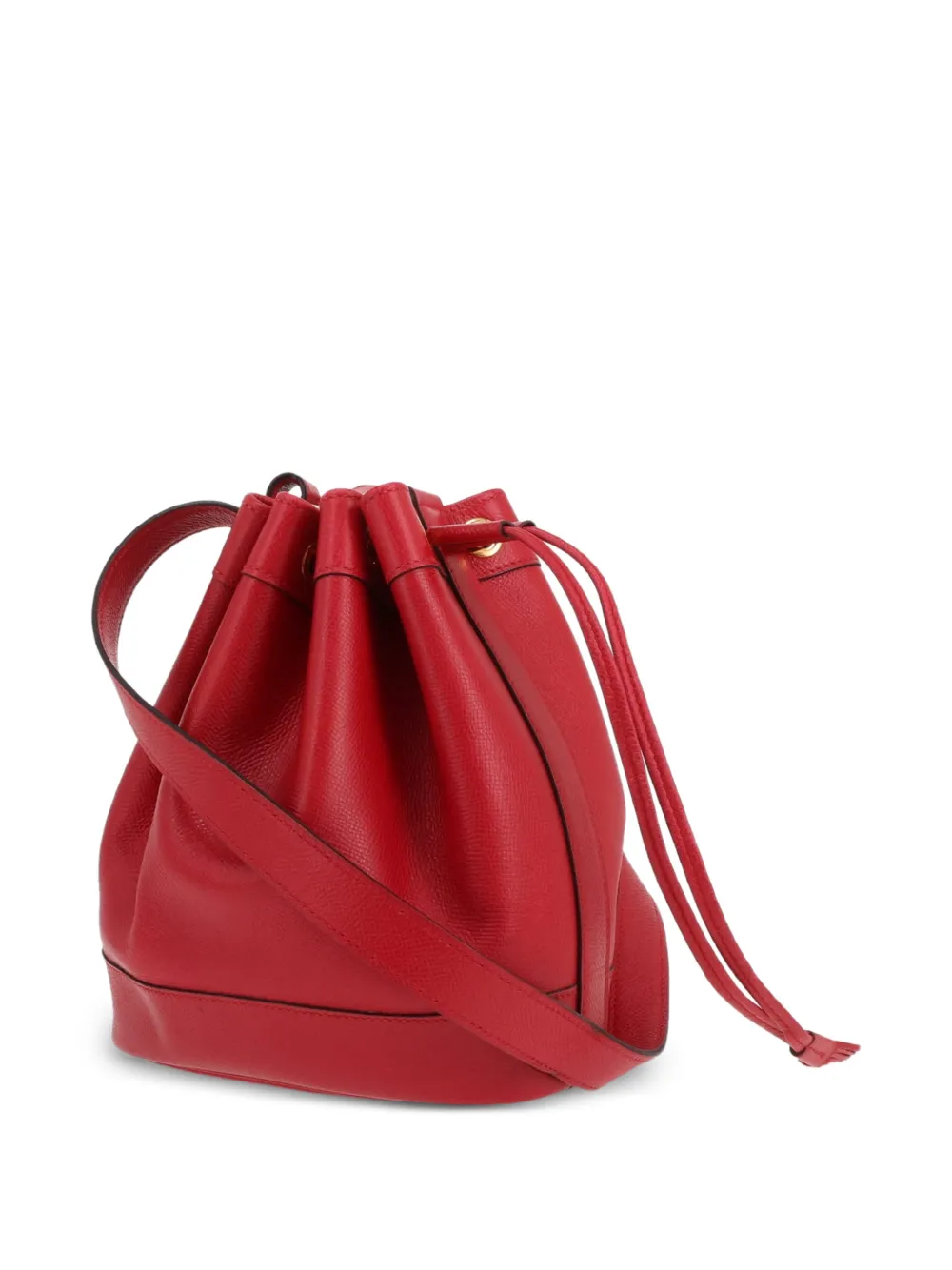 Hermès Pre-owned Market Leather Shoulder Bag in Red, view 4